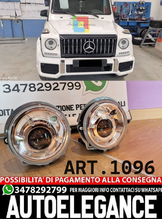 HEADLIGHTS SUITABLE FOR MERCEDES G-CLASS W461 W463 1989-2012 SPORTY LOOK