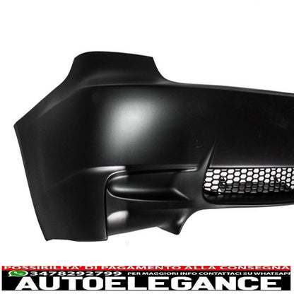rear bumper suitable for bmw 3 series e92 e93 (2006-2010) m3 design without pdc