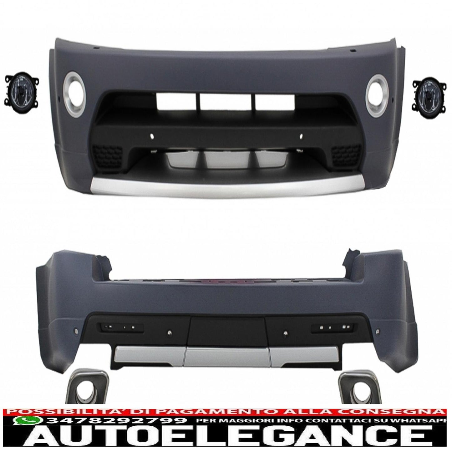 body kit suitable for land rover sport l320 restyling (2009-2013) design autobiography edition with black grille 