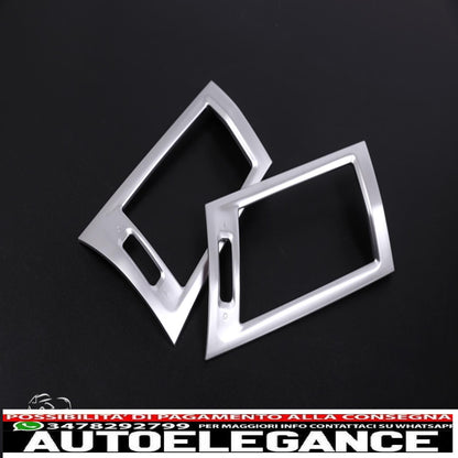 telaio cromato pannello ugelli aria ventilazione per bmw x3 x4 f25 f26-mostra il titolo originaletesto originalechromrahmen blende luftdüsen lüftung für bmw x3 x4 f25 f26