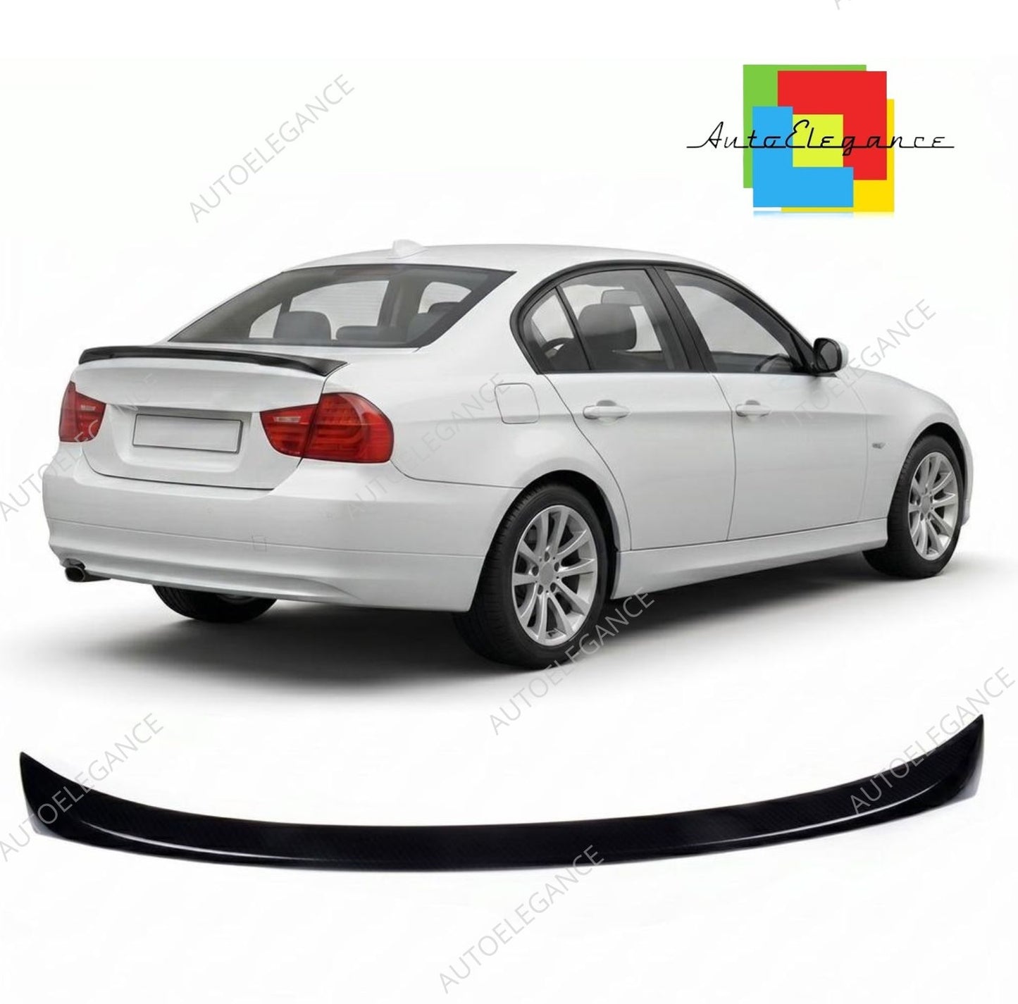 👉Spoiler Posteriore Look Carbonio adatto per BMW 3 E90 Berlina 2004-2011👈