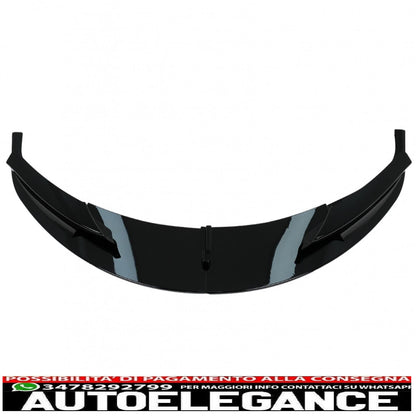 Front Bumper Spoiler Fit For BMW 3 Series F30 Sedan F31 Touring (2011-2019) Piano Black