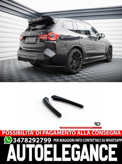 SPLITTER LATERALI POSTERIORI V.1 BMW X3 M F97 FACELIFT  (2021 - )