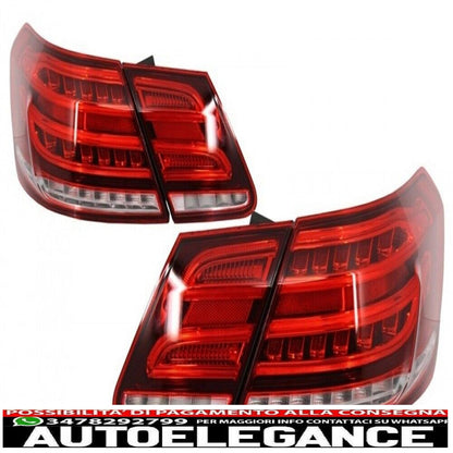 Fanali Posteriori LED per Mercedes Classe E W212 09-13 Trasformazione Facelift Design Rosso Cl-mostra il titolo originaleTesto originaleLED fanali posteriori per Mercedes Classe E W212 09-13 Conversione Facelift Design Rosso Kl
