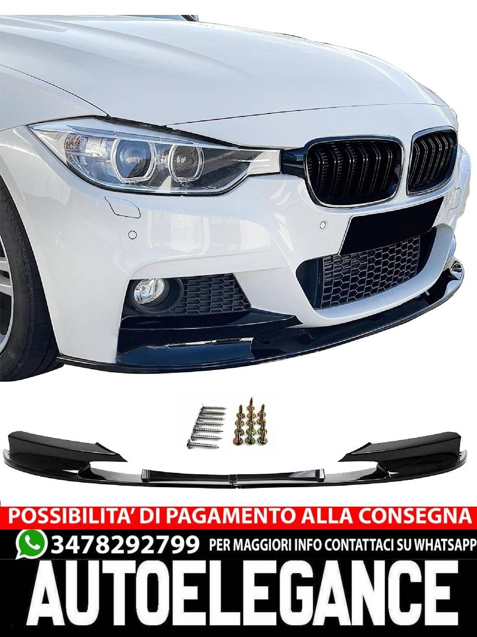 SPLITTER suitable for BMW 3er F30 F31 11-19