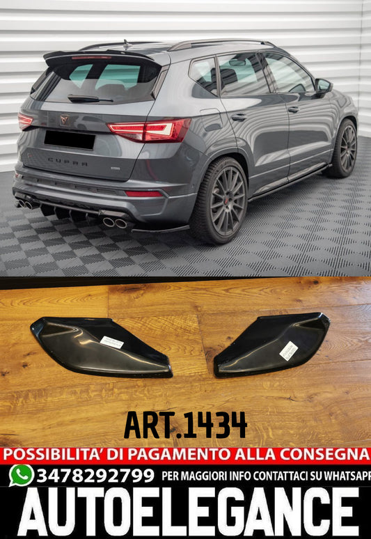 REAR FLAP SUITABLE FOR CUPRA ATECA MK1 2018-2021 GLOSS BLACK