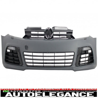 complete body kit suitable for vw golf vi 6 mk6 (2008-2013) r20 design with rhd led headlights and dynamic cornering light rear lights 