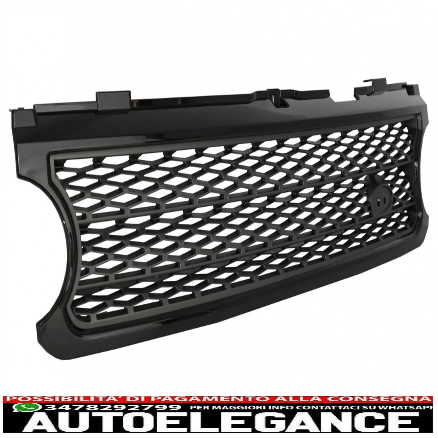 center grille suitable for land rover vogue iii l322 (2006-2009) black grey autobiography supercharged edition