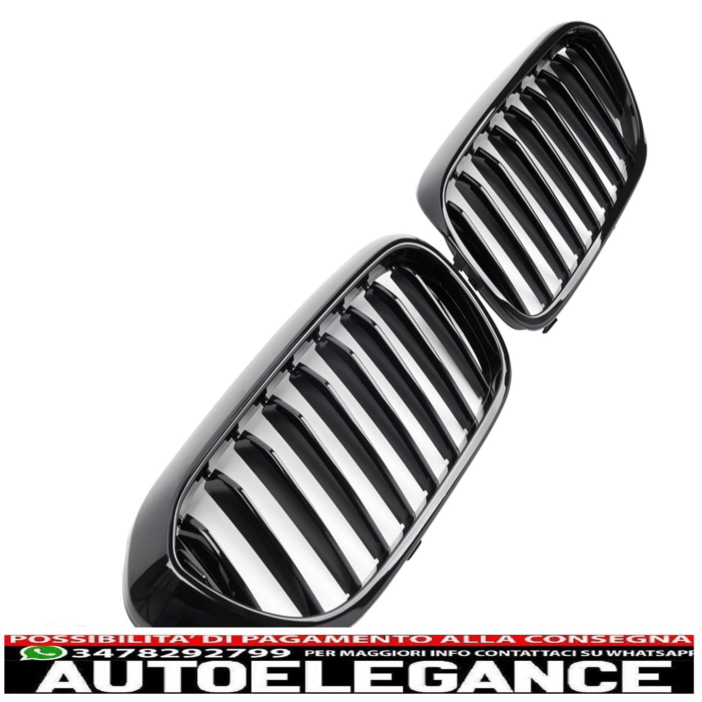 For BMW 5 Series G30 G31 radiator grille glossy black