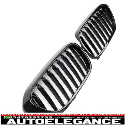 For BMW 5 Series G30 G31 radiator grille glossy black