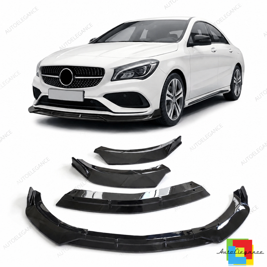 👉Spoiler anteriore Lip Gloss Nero adatto per Mercedes CLA C117 X117 2014-2019👈