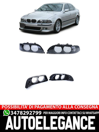 Faro nero adatto per BMW Serie 5 E39