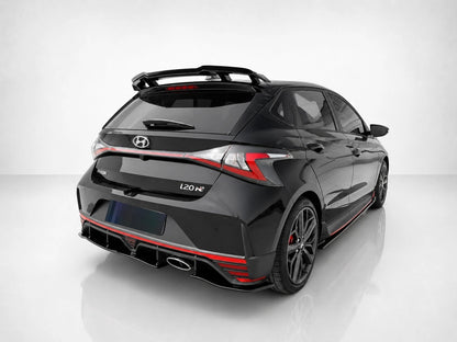 👉Splitter Posteriore Estrattore Hyundai i20 N MK3 2020- Nero Lucido ABS👈