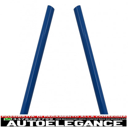 set ornaments v-brace grill strips inserts trim suitable for bmw 1 2 3 4 5 6 7 series blue 