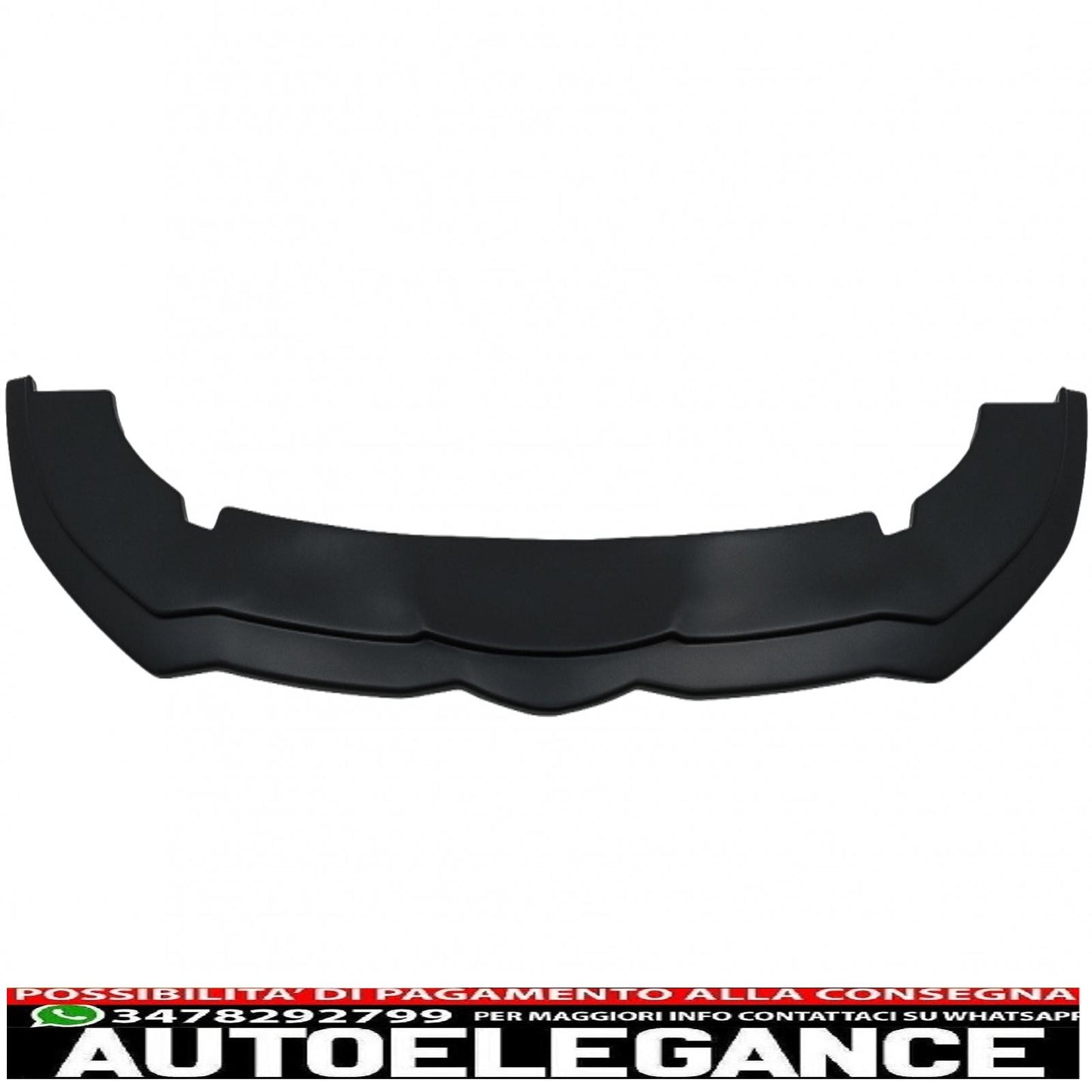 Front bumper splitter suitable for alfa romeo giulia 952 (2016-2021) black