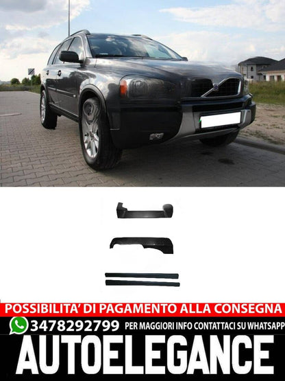 Spoiler Anteriore + Diffusore Posteriore + Minigonne Laterale per VOLVO XC90 200