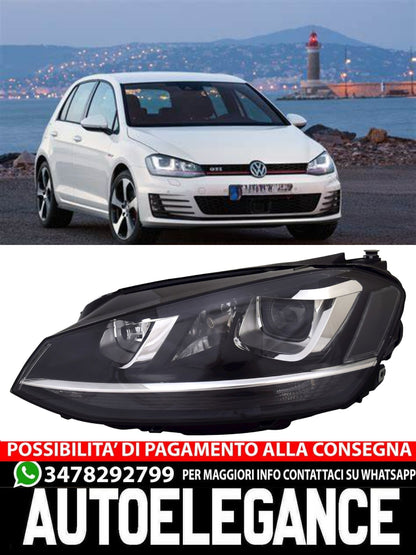 Left Front Headlights for VW Golf 7 2012-2017 Xenon D3S H7 LWR Engine 