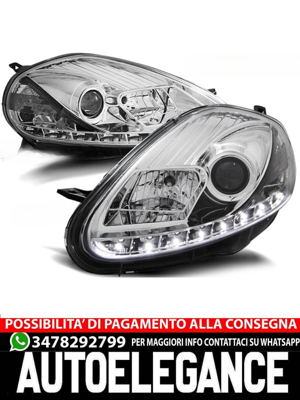 FIAT GRANDE PUNTO 09.05-08 DAYLIGHT CHROME 