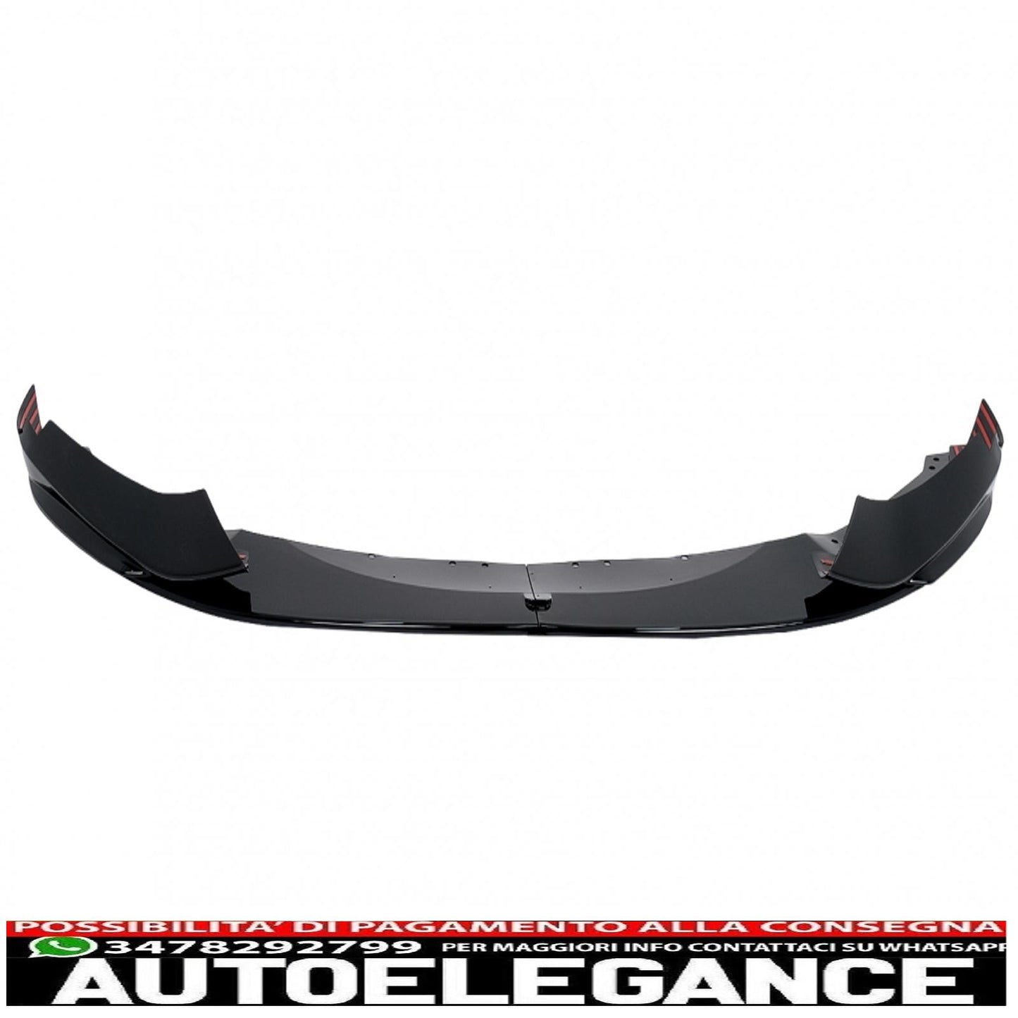 Front bumper spoiler lip suitable for bmw 4 series f32 coupe f33 cabrio f36 grand coupe (2013-03.2019) m design piano black 