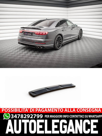 SPLITTER POSTERIORE CENTRALE ADATTO PER AUDI S8 D5 (2019-2021)