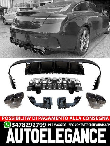 Adatto per Mercedes C238 A238 diffusore pre-lifting + mascherine scarico