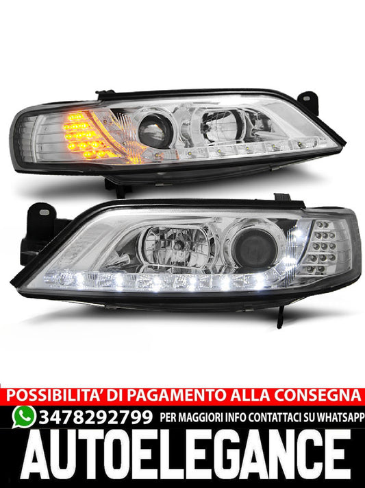 OPEL VECTRA B 11.96-12.98 CHROME LED DIRECTION INDICATOR DAYTIME LIGHT 