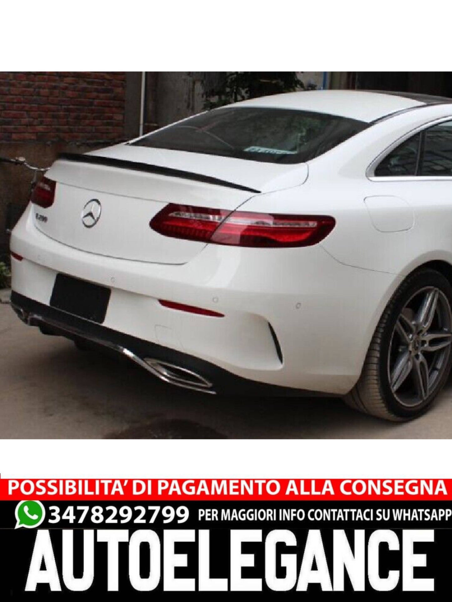 SPOILER adatto per Mercedes E class C238 Coupe 2017+