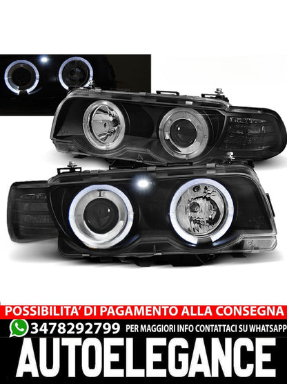FARI ANGEL EYES NERO adatti compatibili per BMW E38 09.98-07.01
