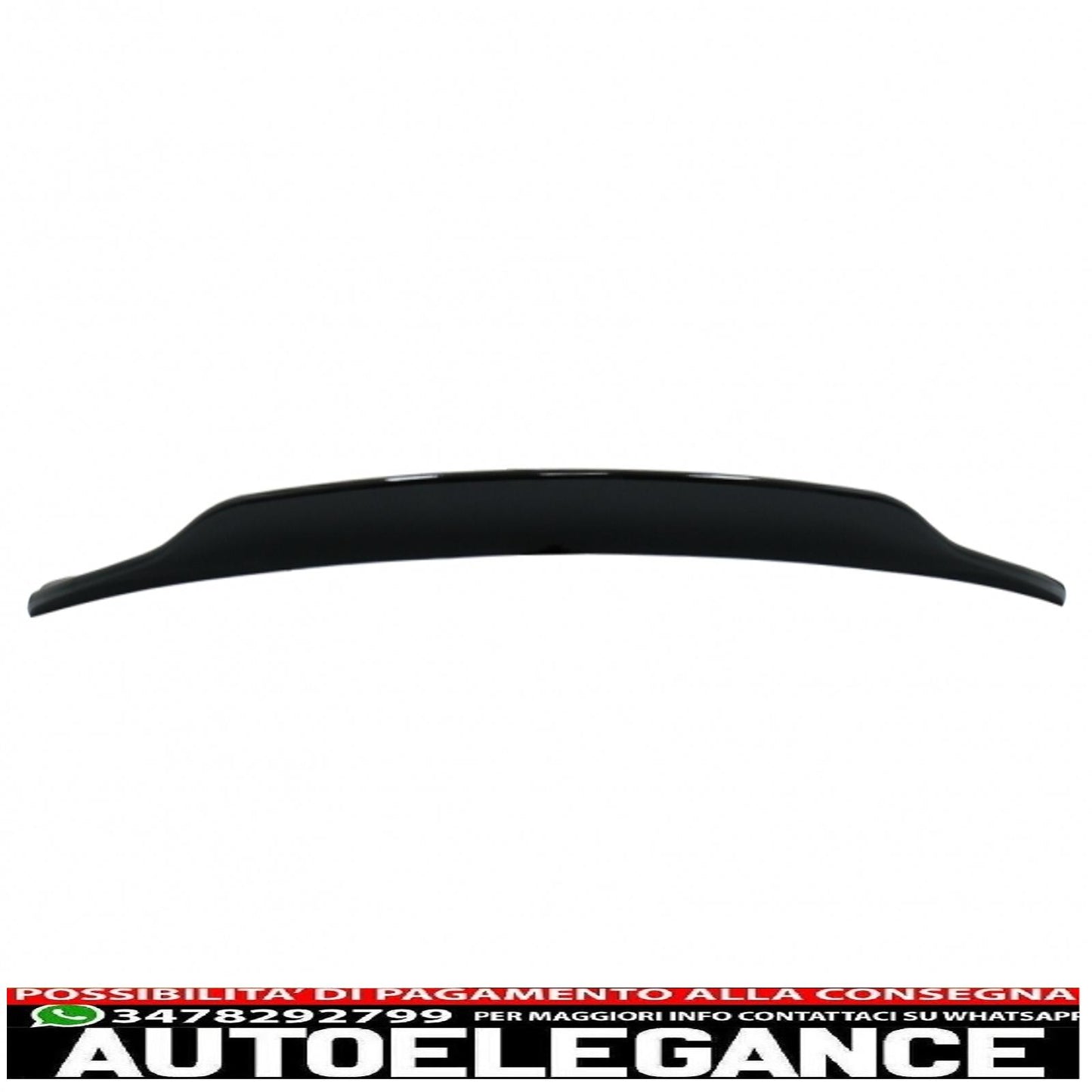 Trunk Spoiler Suitable for Mercedes C-Class C205 Coupe (2014-2019) Sporty and Dynamic Design Piano Black