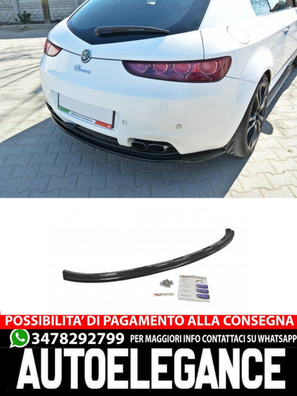 SPLITTER POSTERIORE CENTRALE ADATTO PER ALFA ROMEO BRERA (SENZA BARRE VERTICALI)  2005-2010