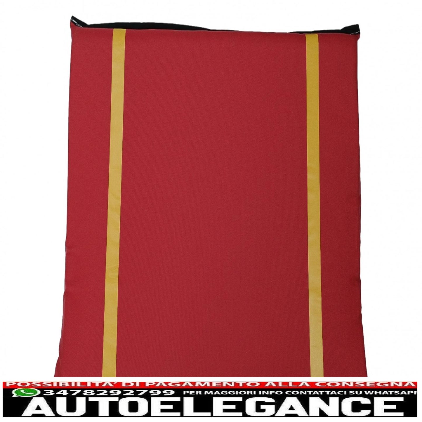 Red entrance doormat entrance for disinfection waterproof fabric washable at 90 degrees