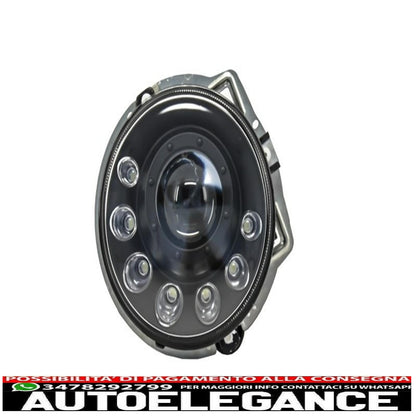 led headlights suitable for mercedes g-class w463 (1989-2012) black bi-xenon design 