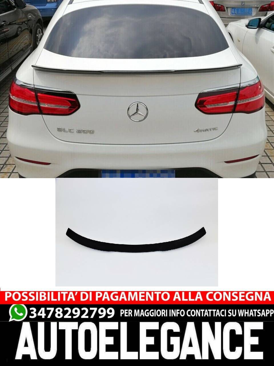 SPOILER suitable for Mercedes GLC C253 2016+ Coupe
