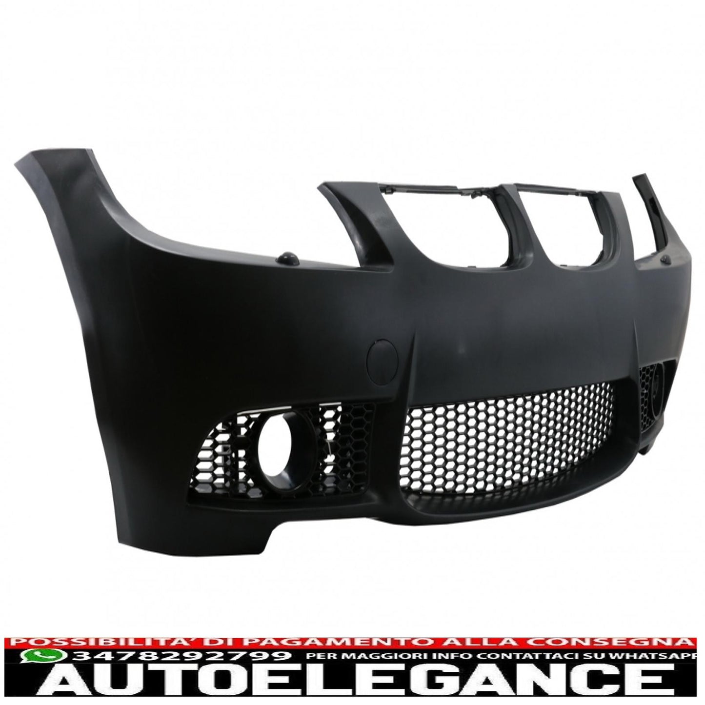 paraurti anteriore adatto per bmw serie 3 e90 e91 touring lci facelift (2008-2011) design m3 senza fendinebbia