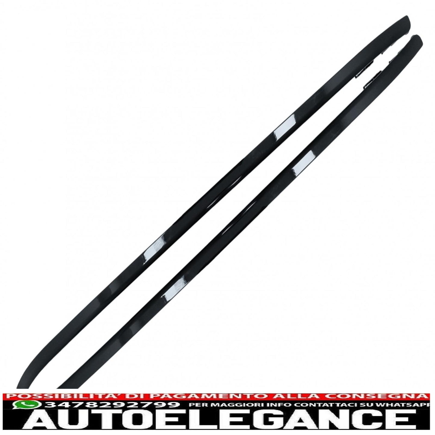 Roof Rails Suitable for Land Range Rover Evoque L538 (2011-2018) Piano Black