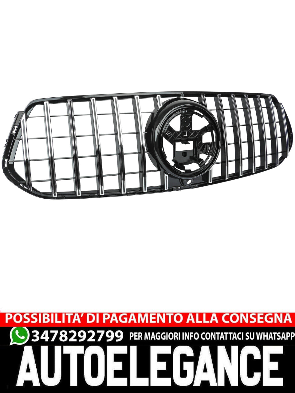 Griglia GT Panamericana adatta per Mercedes Classe GLE W167 V167 C167 cromata