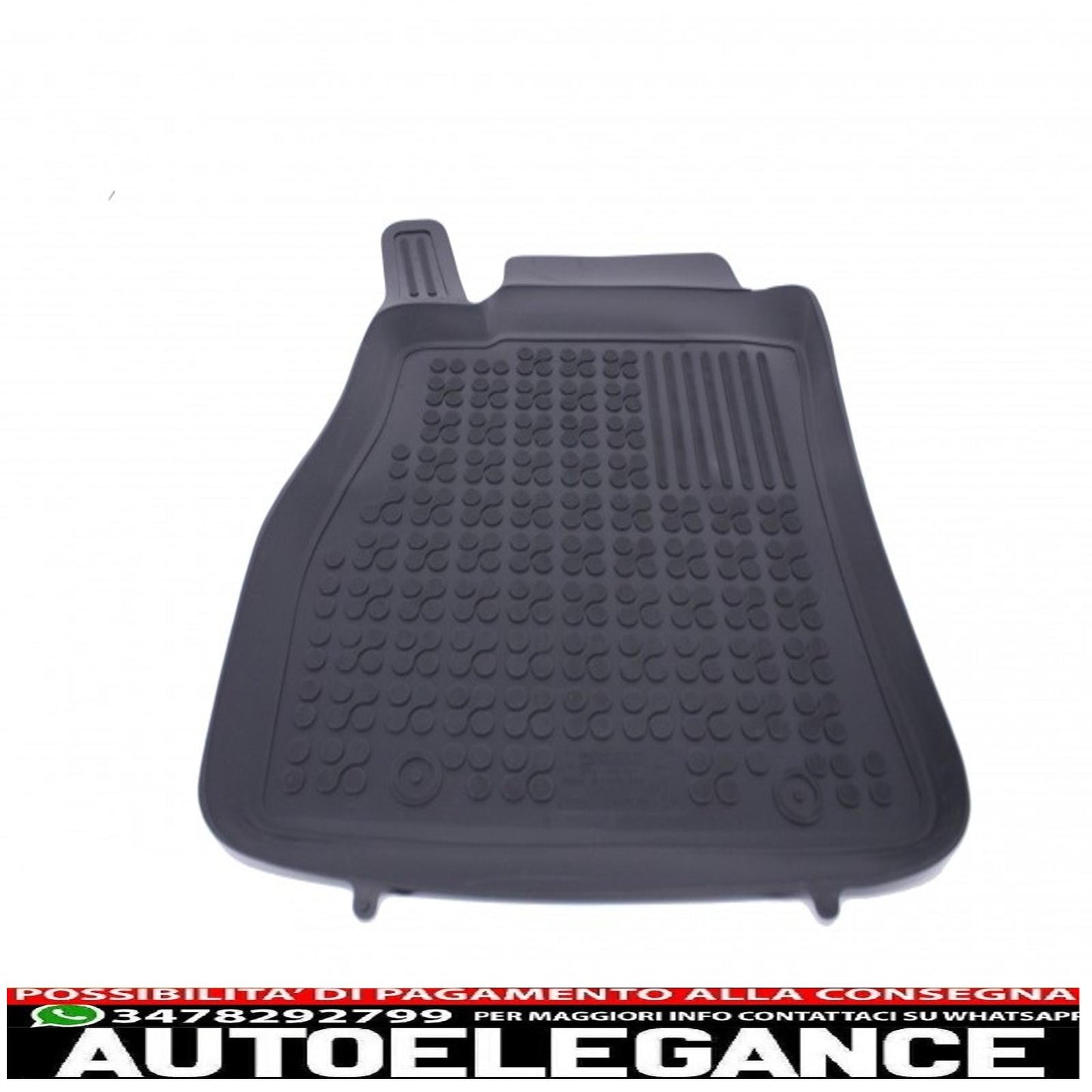Black rubber mat suitable for Nissan Juke 2010-2019