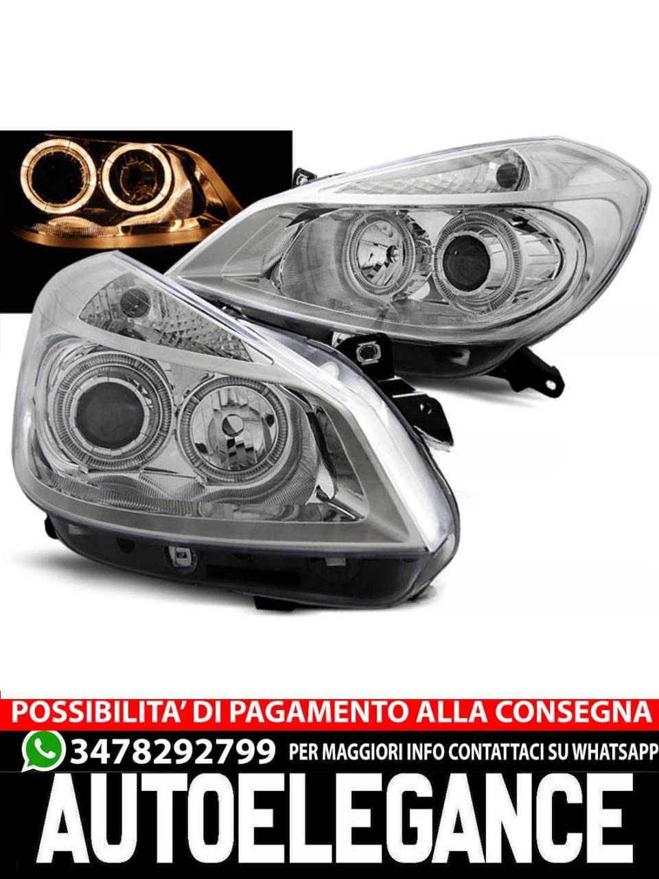 RENAULT CLIO 3 05-09  ANGEL EYES CROMATI
