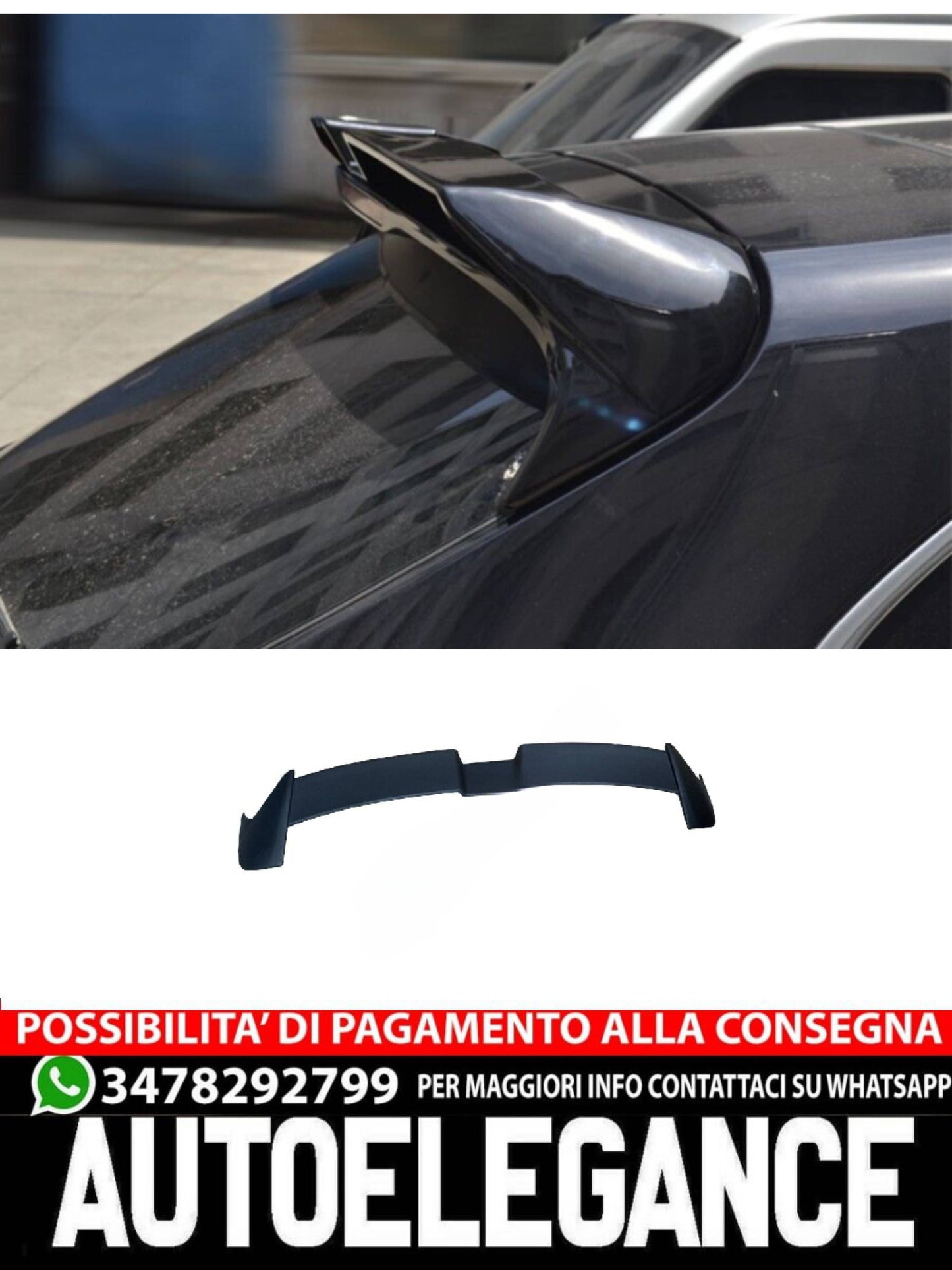 SPOILER adatto per Porsche Macan 2013+