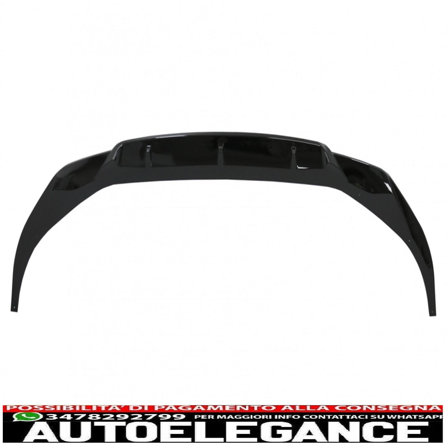 Labbro spoiler paraurti anteriore adatto per BMW Serie 7 G11 G12 LCI M Sport (02.2019-up) Piano Black