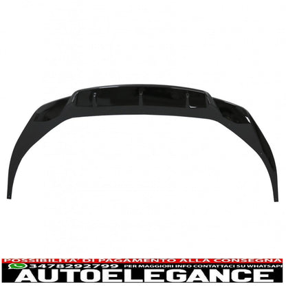 Labbro spoiler paraurti anteriore adatto per BMW Serie 7 G11 G12 LCI M Sport (02.2019-up) Piano Black