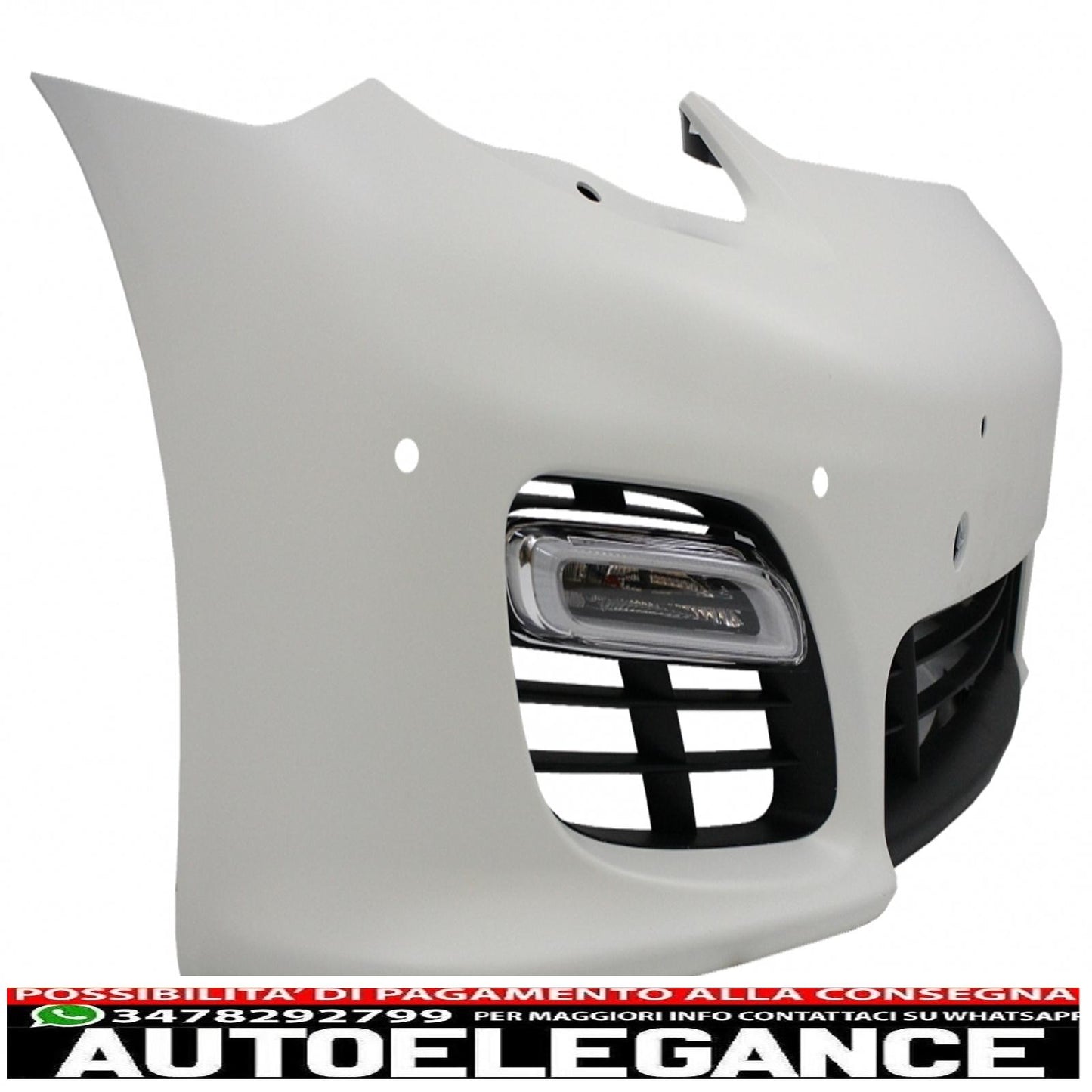 paraurti anteriore adatto per porsche 970 panamera (2010-2013) design turbo gts