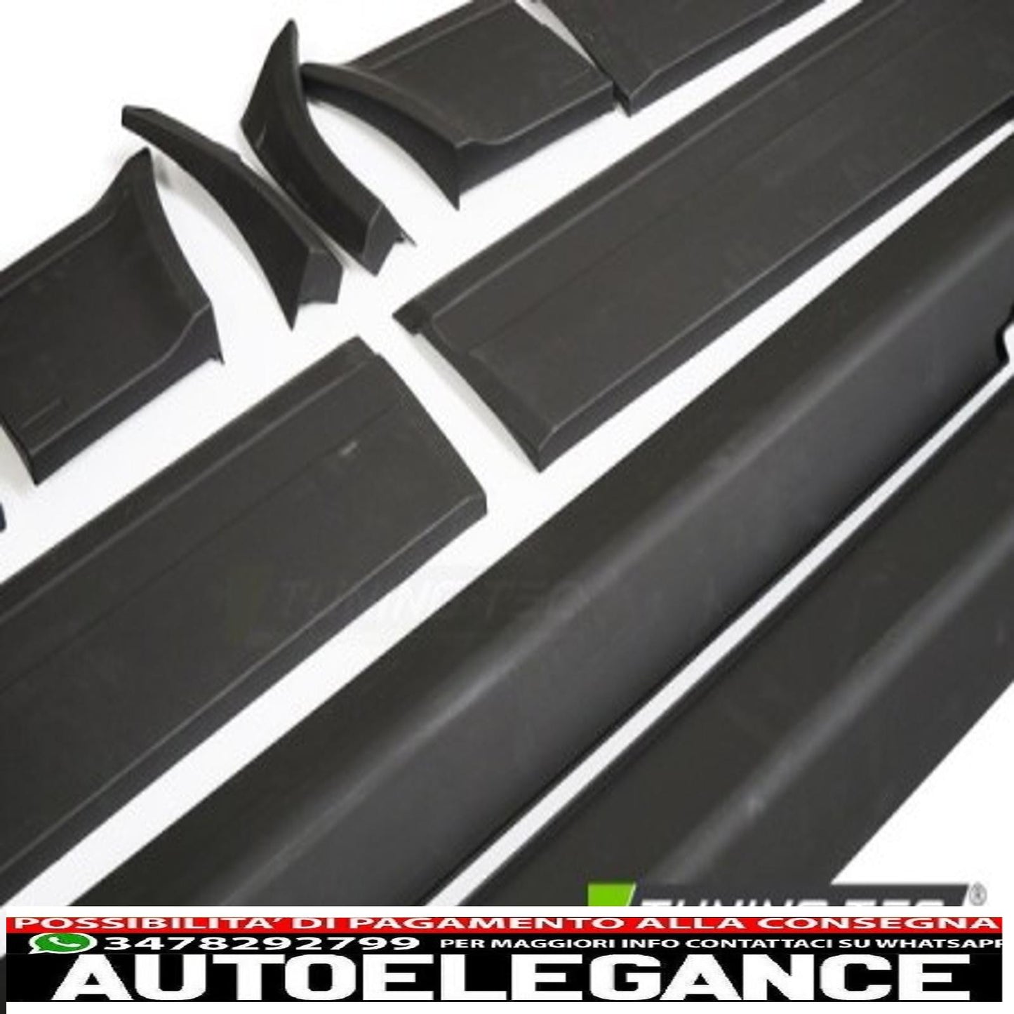 minigonne laterali + modanature delle porte stile sportivo per bmw e30 82-90 4d