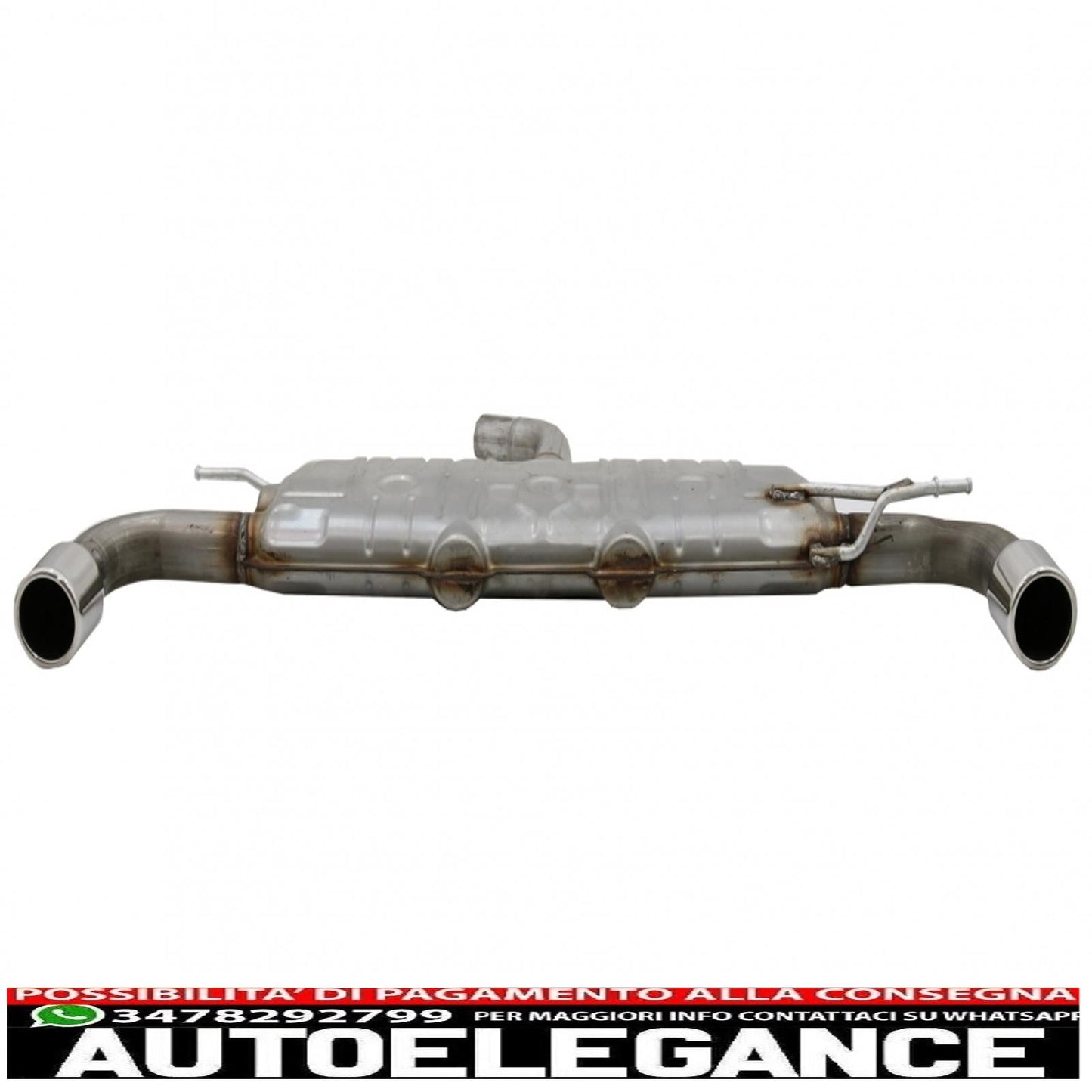 exhaust system suitable for vw golf 5 (2003-2007) golf 6 (2008-2013) gti design 