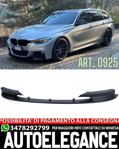 SOTTO PARAURTI ADATTO PER BMW SERIE 3 F30 F31 M PERFORMANCE LOOK NERO OPACO