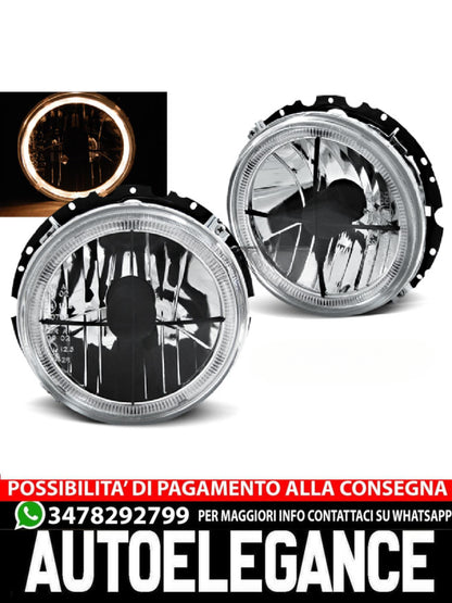 FARI ANGEL EYES CROMATI ADATTI COMPATIBILI per VW GOLF 1 05.74-07.83