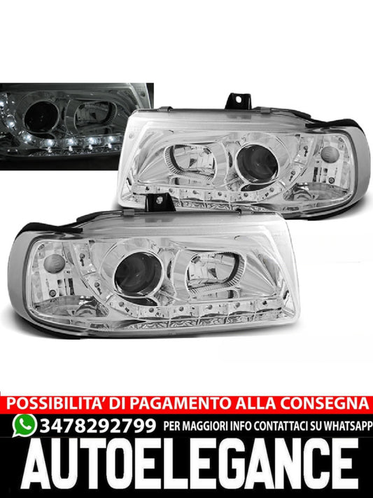 FARI ANTERIORI DAYLIGHT CHROME per SEAT IBIZA/CORDOBA/POLO VARIANT, BERLINA 10.93-08.99