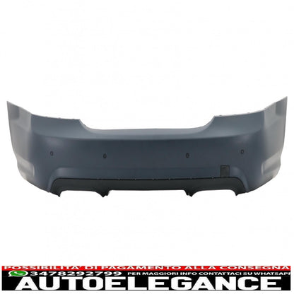 Rear bumper suitable for mercedes w221 s-class (2005-2010) design with exhaust tips 