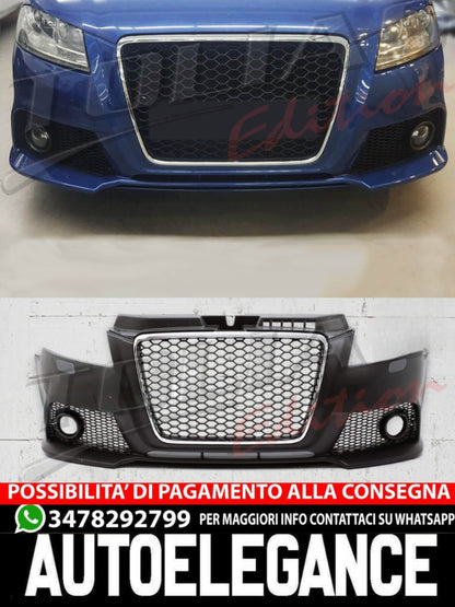 FRONT BUMPER RS3 TYPE SUITABLE FOR A3 8PA (08-12) 