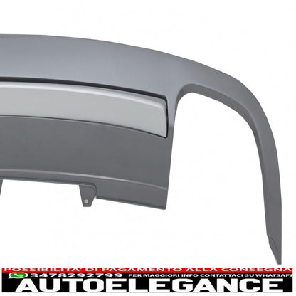 Diffusore mantovana paraurti posteriore adatto per audi a5 8t 4d sportback s-line non facelift (2007-2011) s5 design